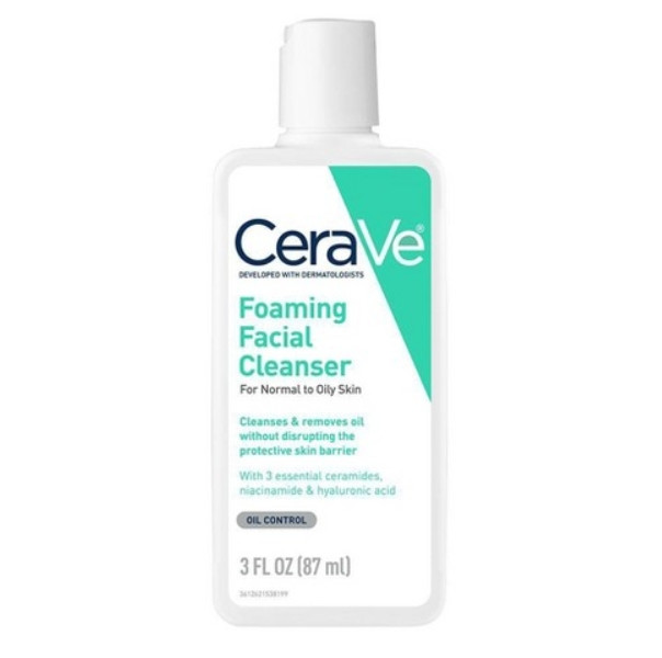 CeraVe Foaming Facial Cleanser Normal To Oily Skin 87 ml