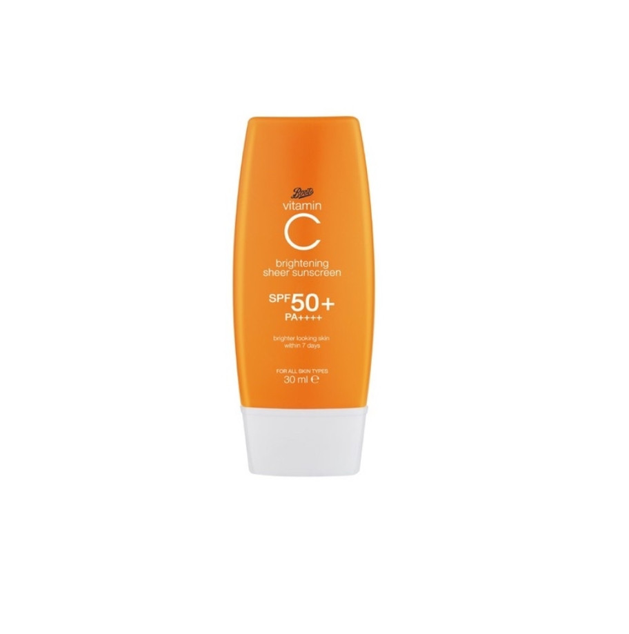 Boots Vitamin C Brightening Sheer Sunscreen SPF50+ PA++++ 30ml