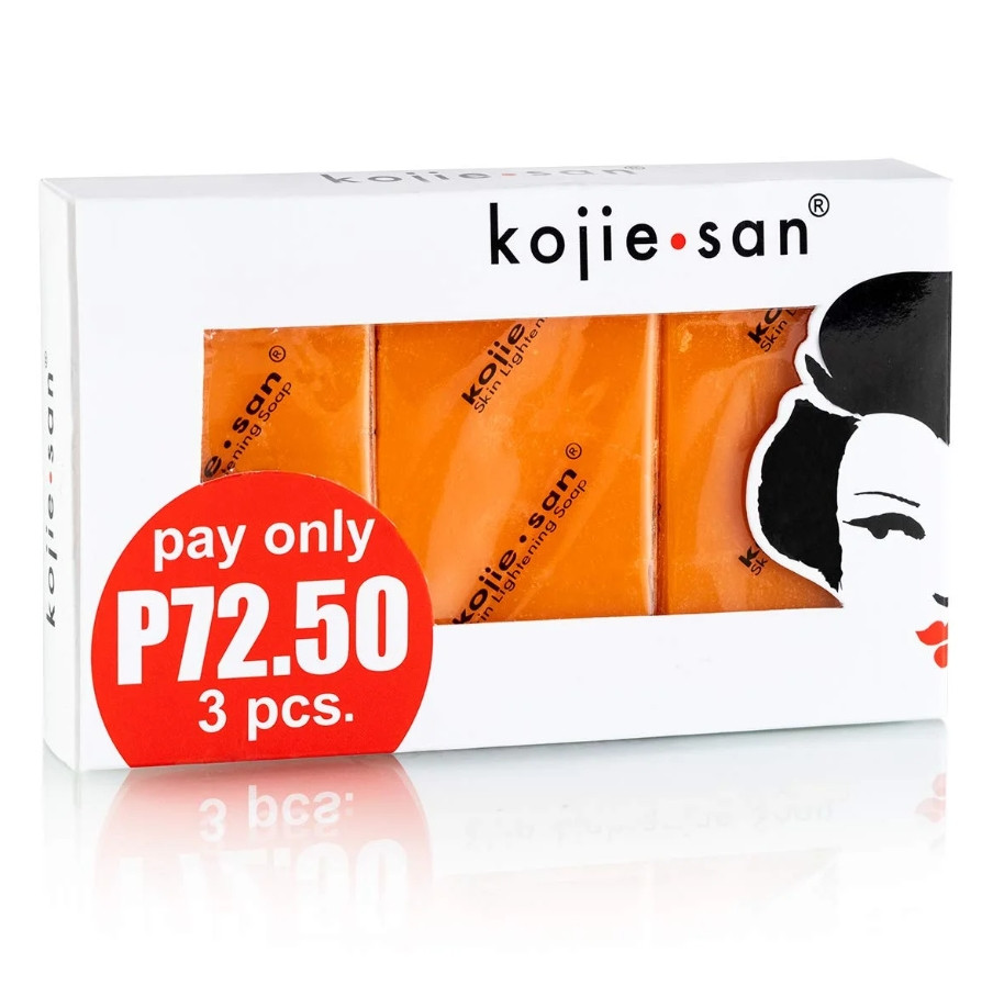Kojie San Facial Beauty Soap 3 Bars Per Pack (65gX3)