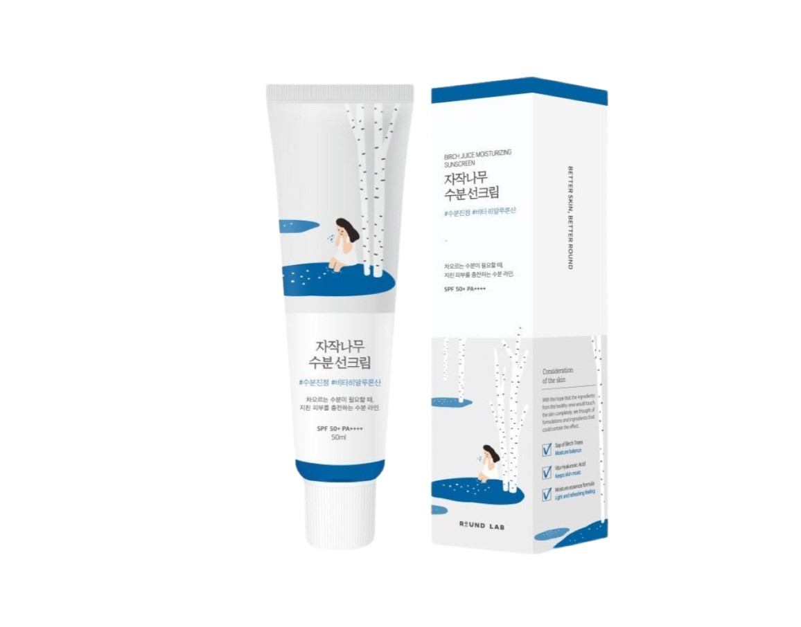 Round Lab Birch Juice Moisturising Sunscreen 50ml