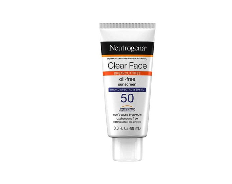 Neutrogena Clear Face Oil-Free Sunscreen SPF50 88ml