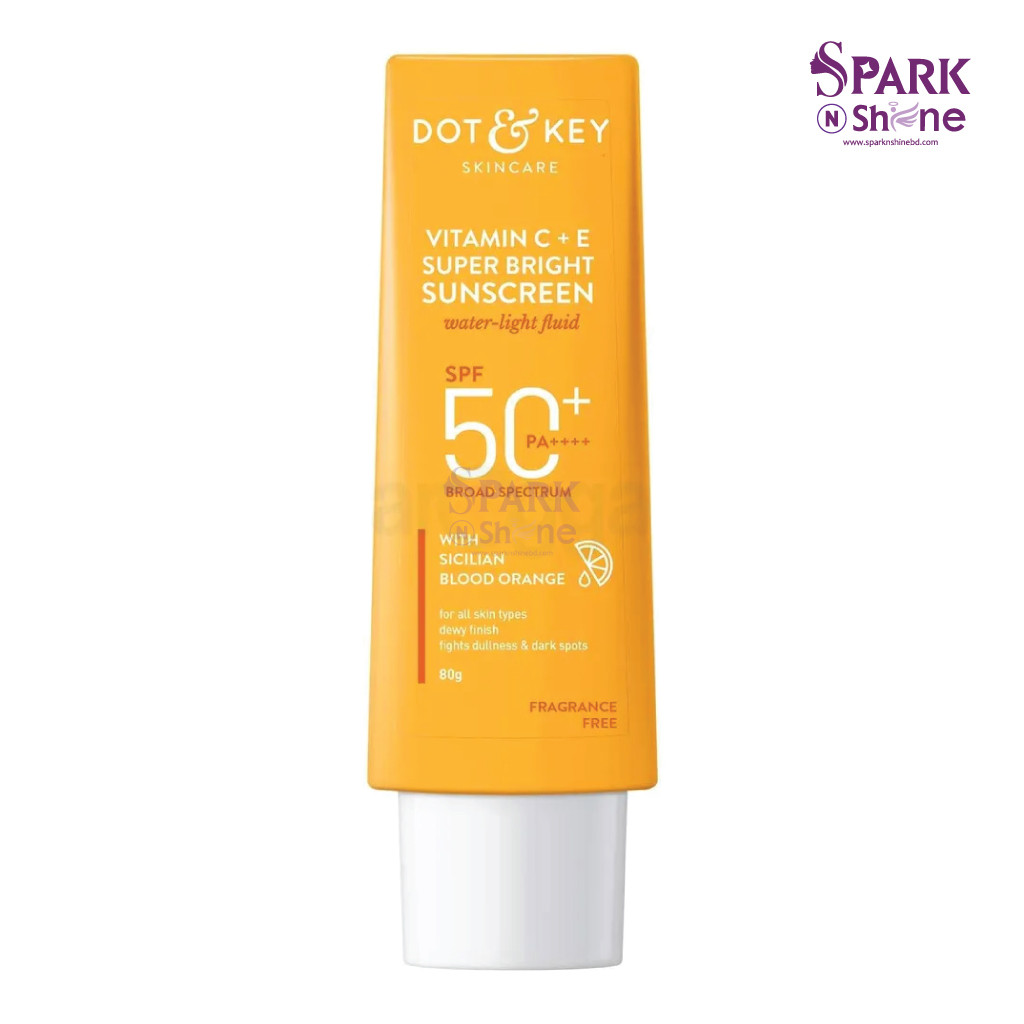 Dot & Key Vitamin C + E Super Bright Sunscreen SPF 50+ PA++++, 50 g