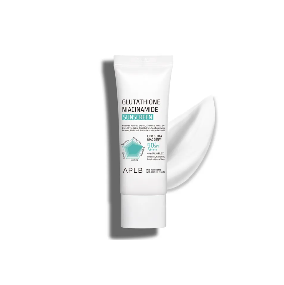 APLB Glutathione Niacinamide Sunscreen SPF50+ PA++++ 40ml