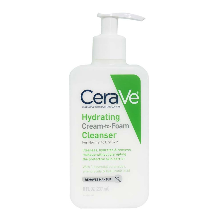Cerave Cream To Foam Cleanser For Normal To Dry Skin  237 ml