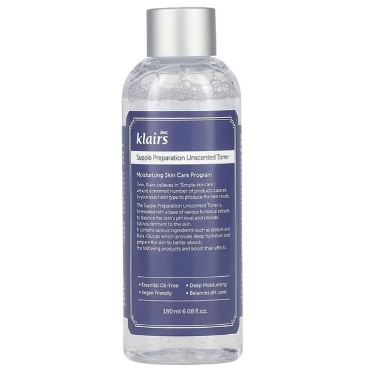 Klairs Supple Preparation Unscented Toner 180ml