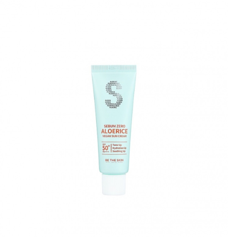 Be The Skin Sebum Zero Aloerice Vegan Sun Cream 50ml