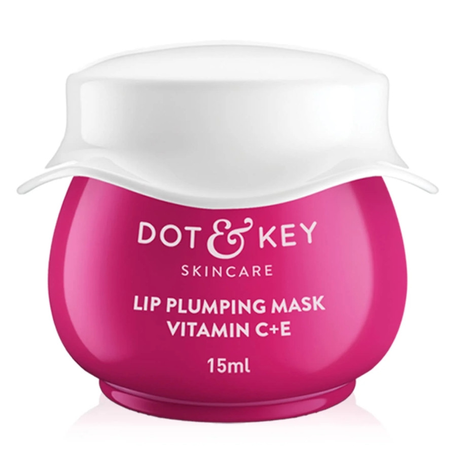 Dot & Key Lip Plumping Mask with Vitamin C+E - Wild Berries and Pomegranate Max Tinted 15 ml