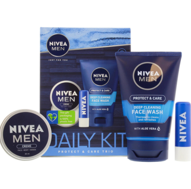 Nivea Men Daily Kit Protect and Care Set, 3 Pieces