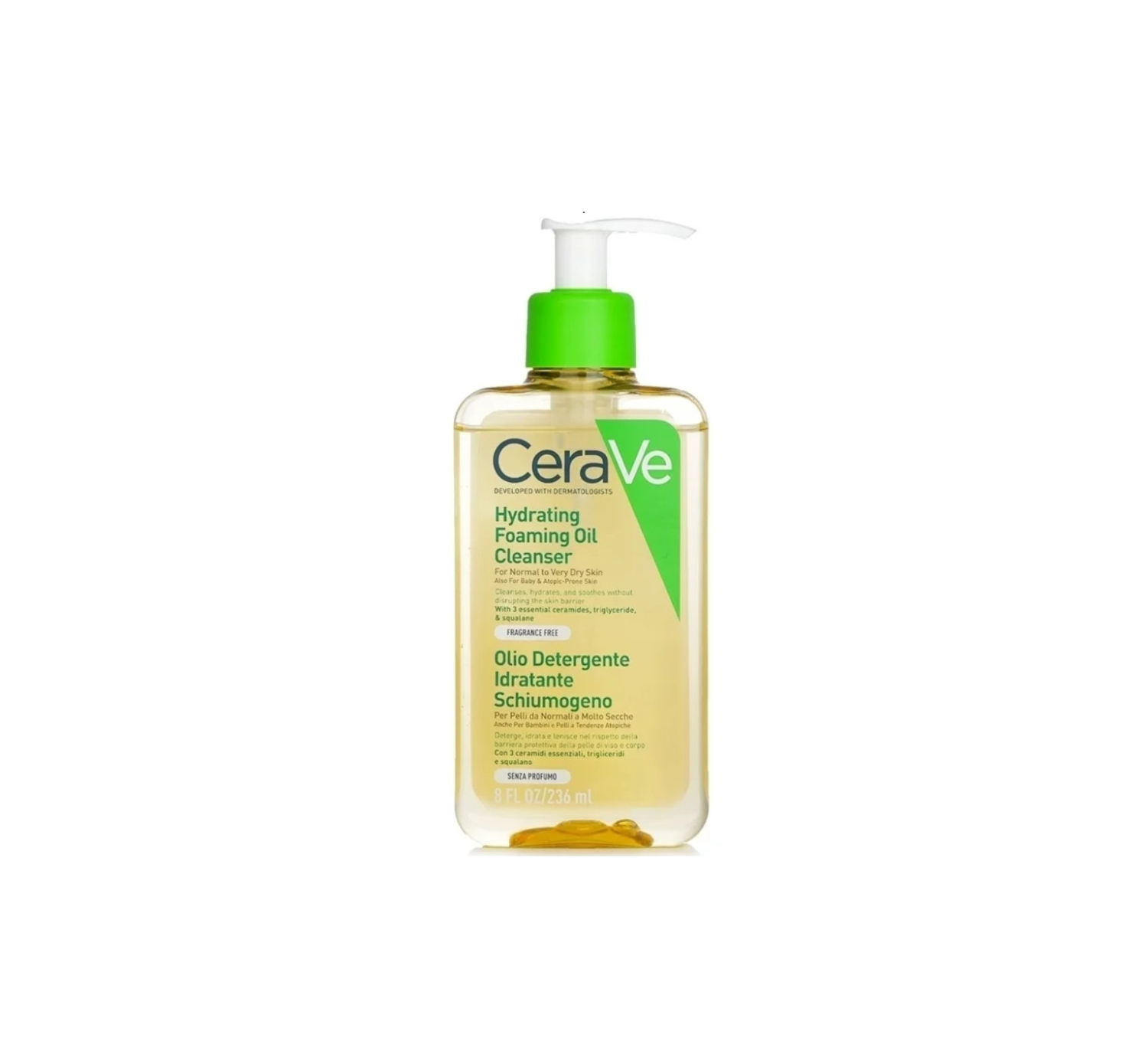CeraVe Hydrating Foaming Oil Cleanser For Normal To Dry Skin 236 ml