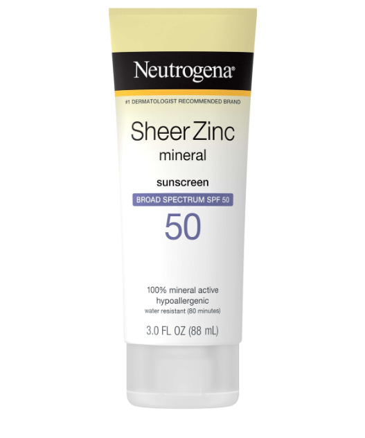 Neutrogena Sheer Zinc Dry - Touch Sunblock SPF 50