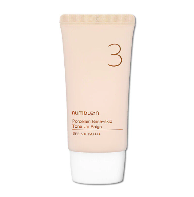 Numbuzin No.3 Porcelain Base-Skip Tone Up Beige 50ml