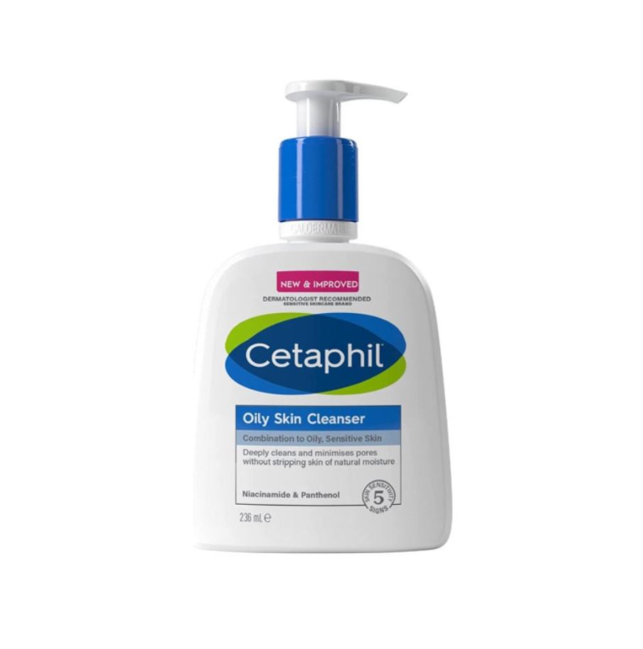 Cetaphil Oily Skin Cleanser (Combination to Oily, Sensitive Skin) 236ml