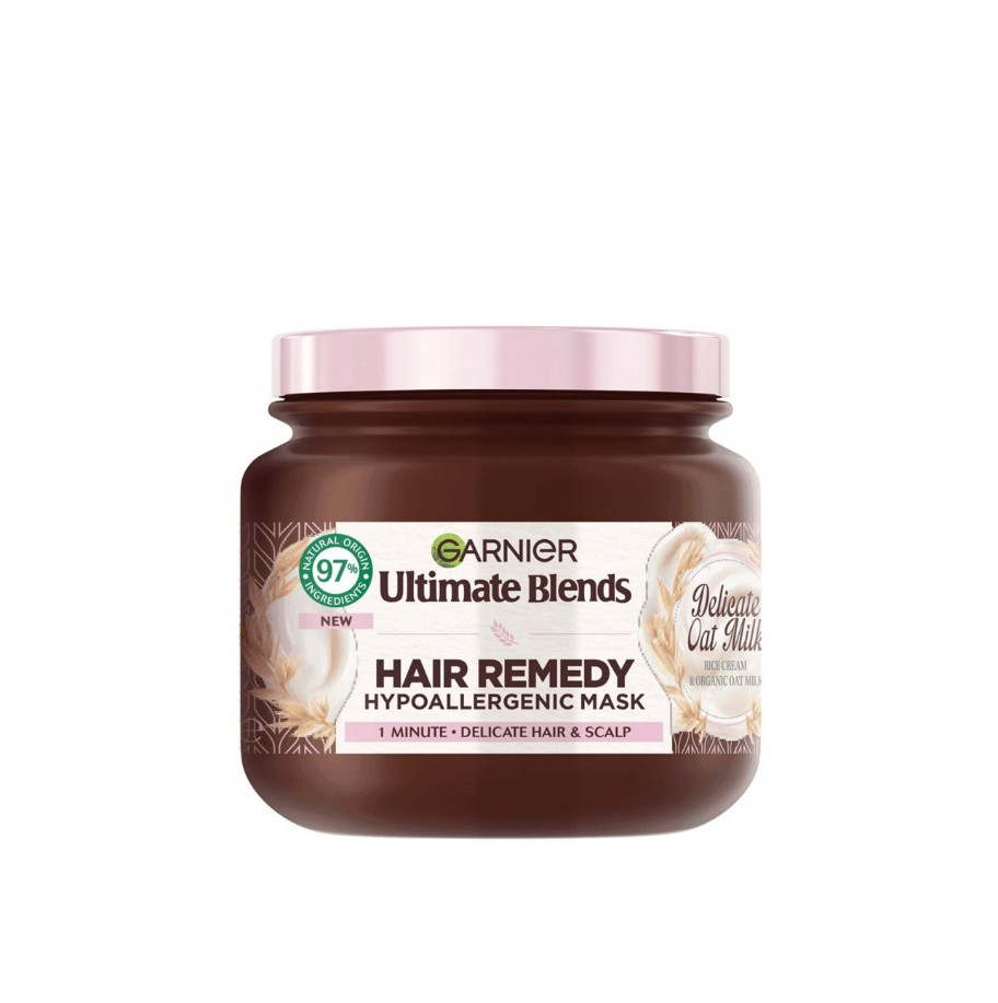 Garnier Ultimate Blends Delicate Oat Milk Hypoallergenic Hair Remedy Mask 340ml