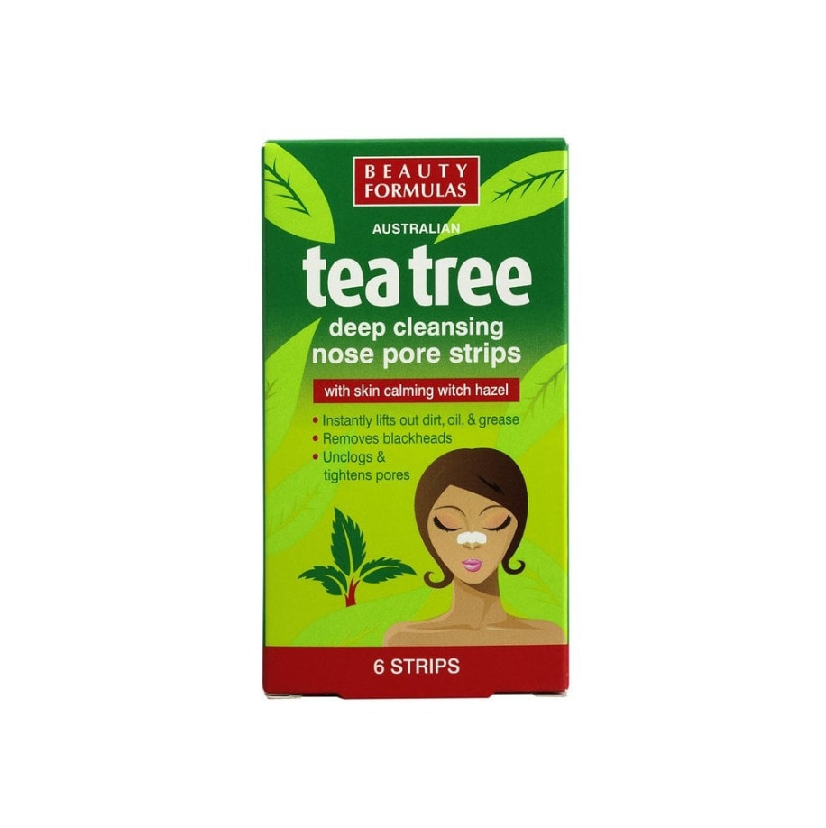 Beauty Formula Tea Tree Nose Strips 6piece