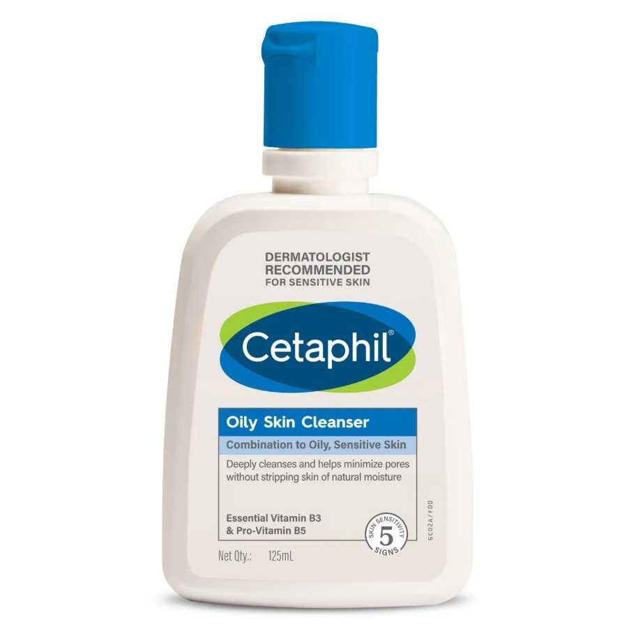 Cetaphil Oily Skin Cleanser For Combination To Oily Sensitive Skin 125 ml