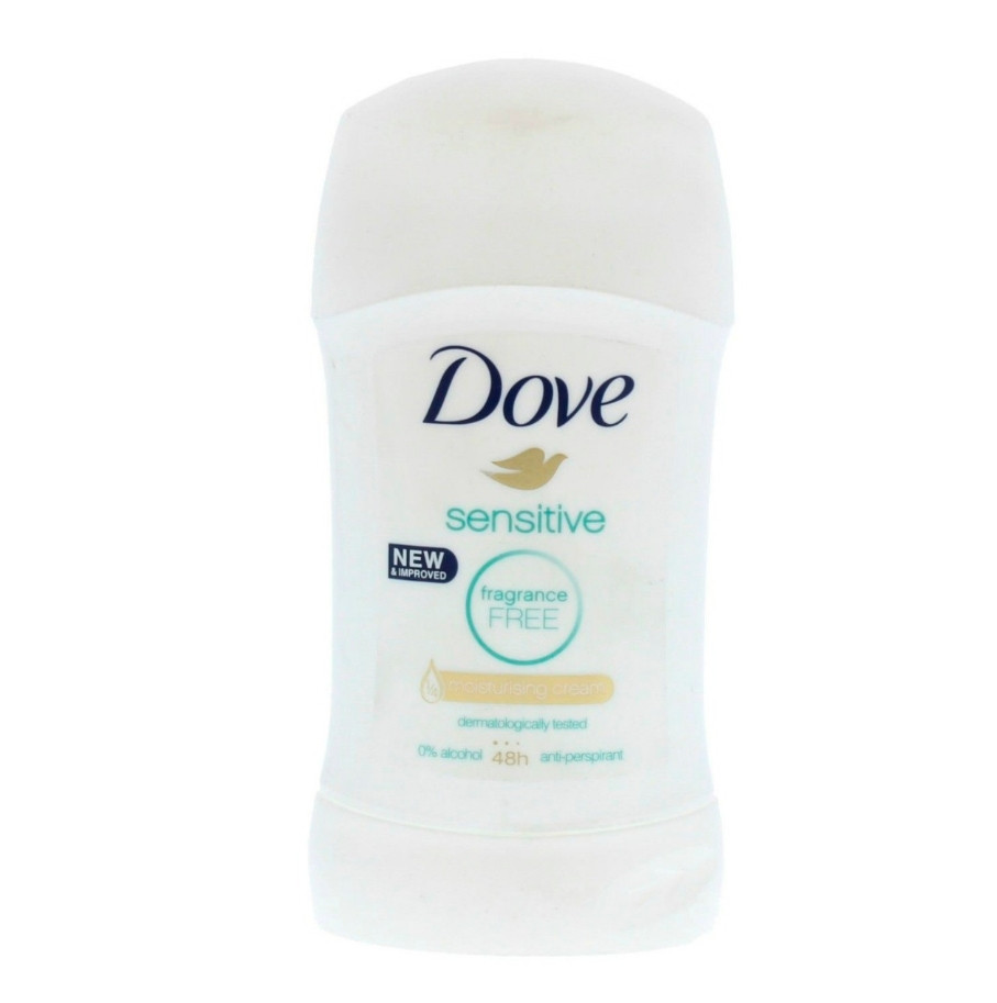 Dove Sensitive Fragrance Free Anti-Perspirant Stick 40g