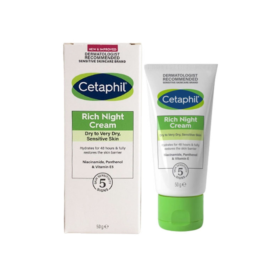 Cetaphil Rich Night Cream For Dry To Very Dry, Sensitive Skin 50 g