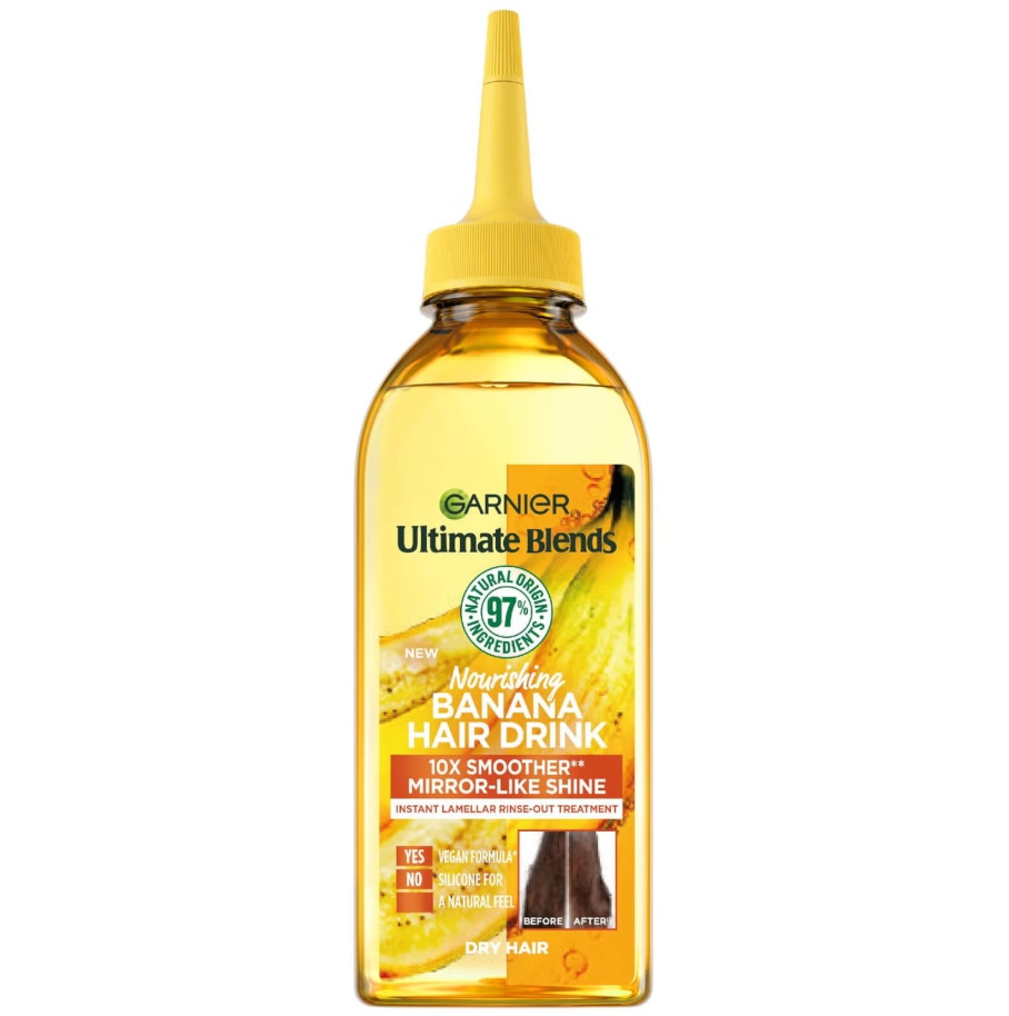 Garnier Ultimate Blends Nourishing Banana Hair Drink Liquid Conditioner For Dry Hair 200ml