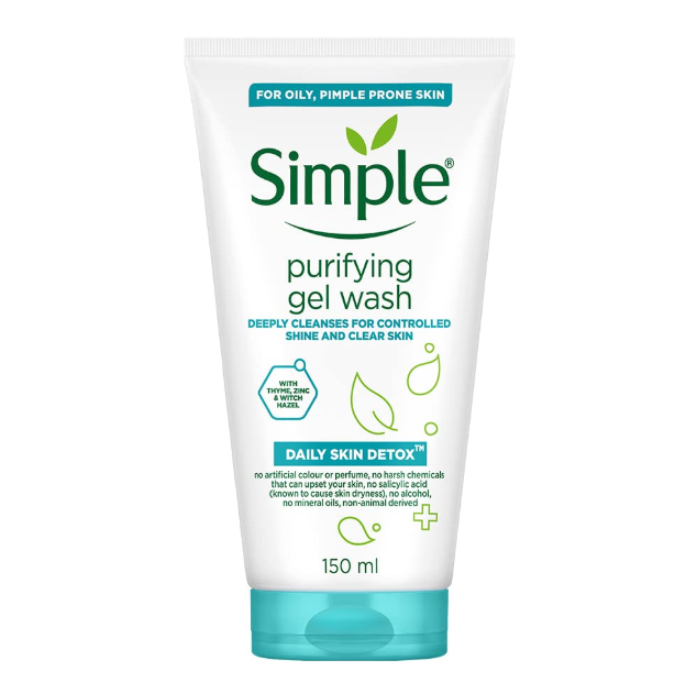 Simple Daily Detox Purifying Face Wash 150ml