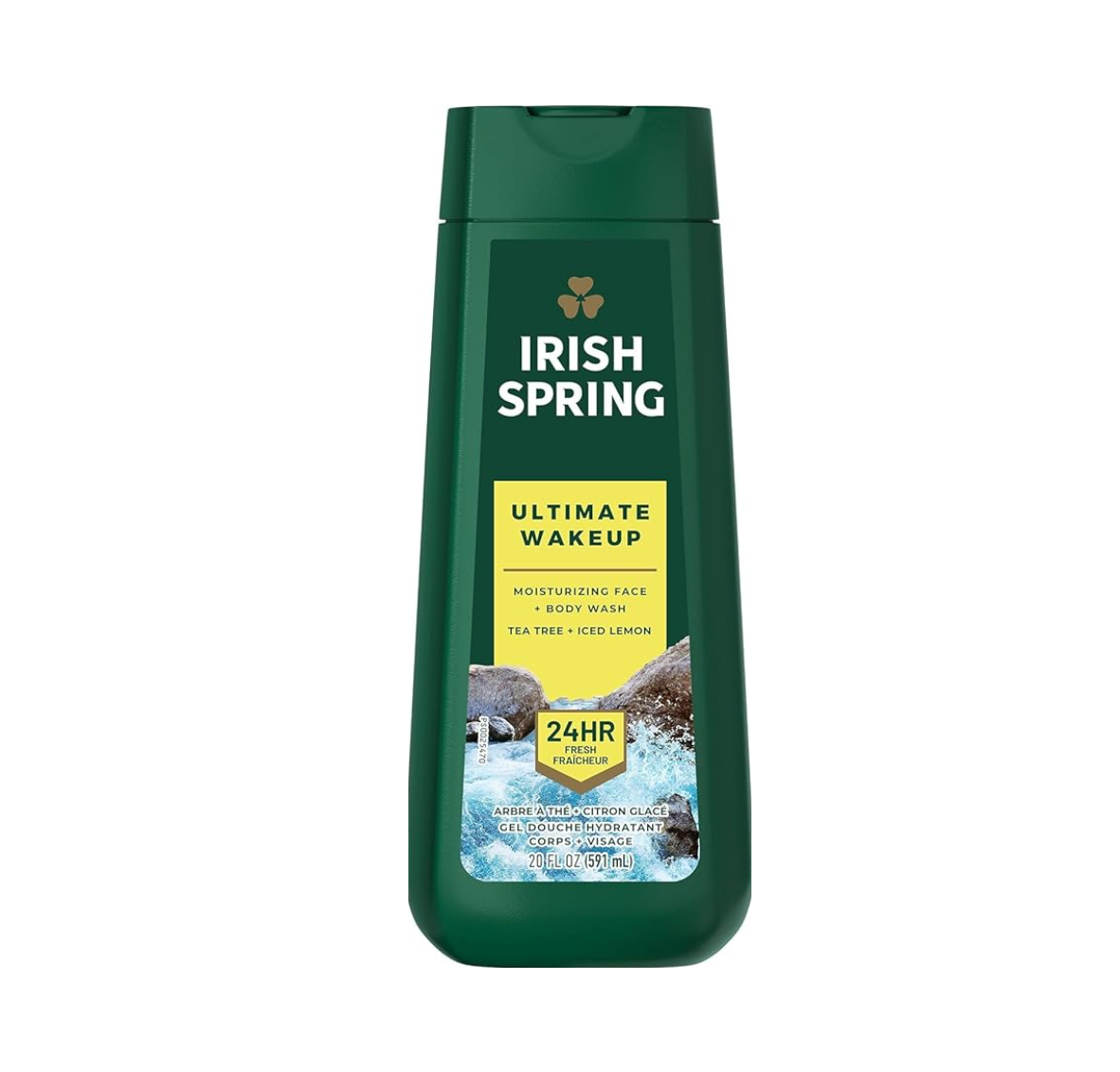 Irish Spring Ultimate Wake Up Tea Tree Face & Body Wash  591ml