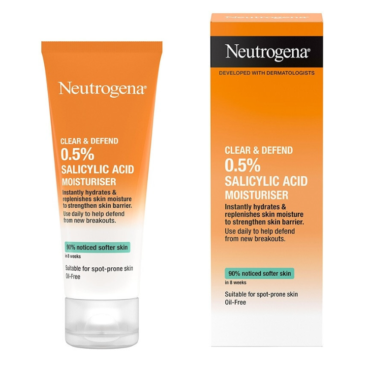 Neutrogena Clear And Defend 0.5% Sailcylic Acid Moisturiser 50ml