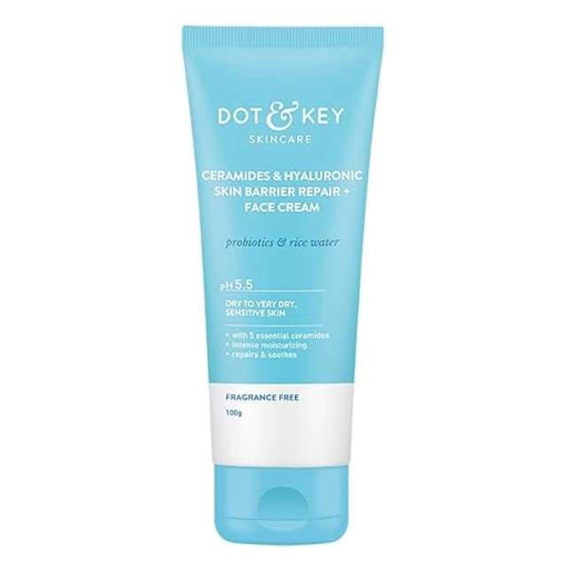 Dot & Key Ceramides and Hyaluronic Skin Barrier Repair Face Cream - 100g