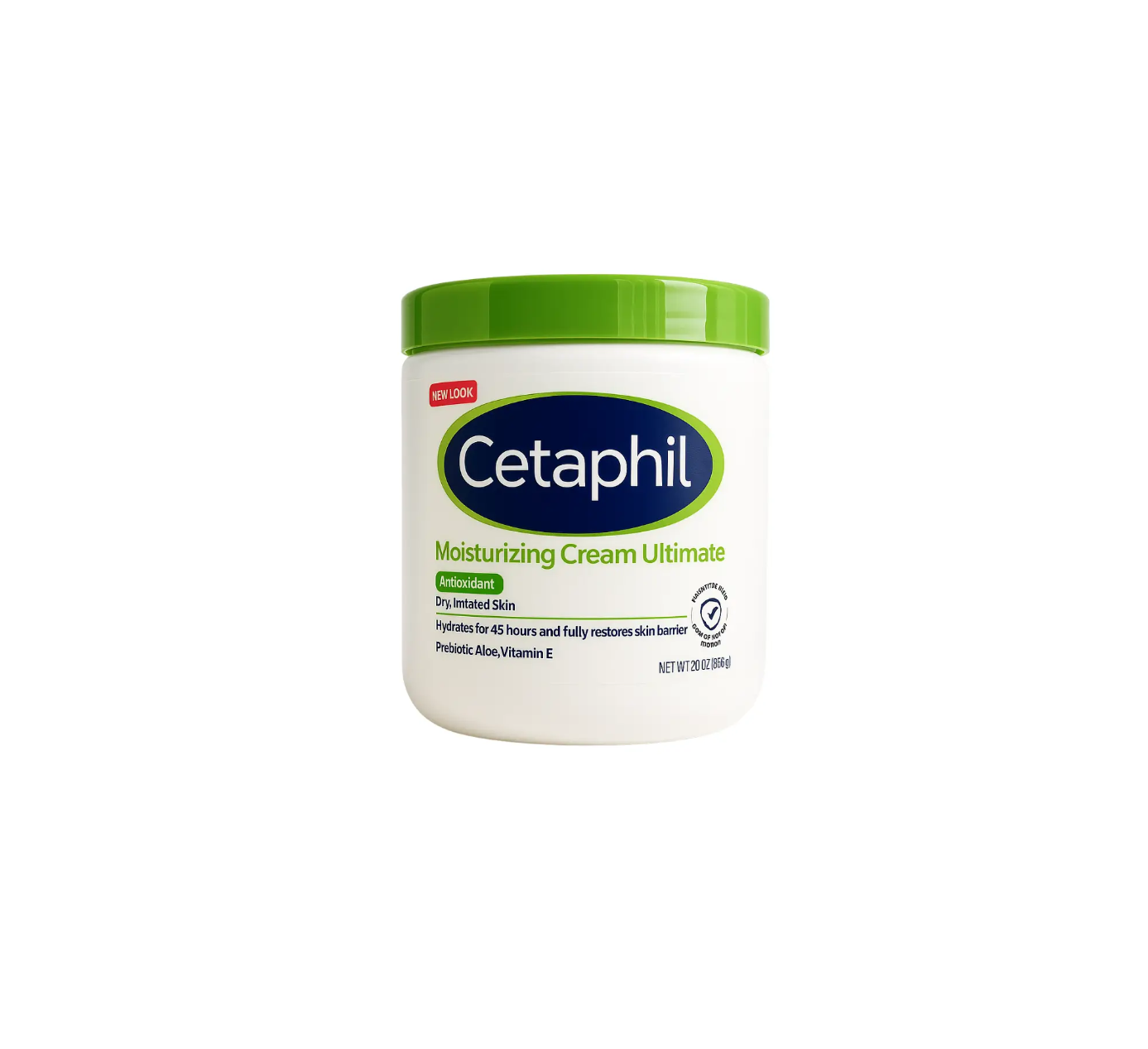 Cetaphil Moisturizing Cream Ultimate – Antioxidant (Prebiotic Aloe + Vitamin E) 566g