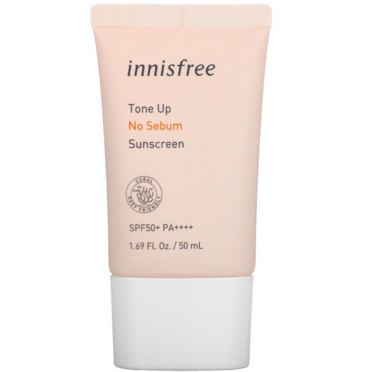 Innisfree Tone Up No Sebum Sunscreen SPF50+ PA++++ 60ml