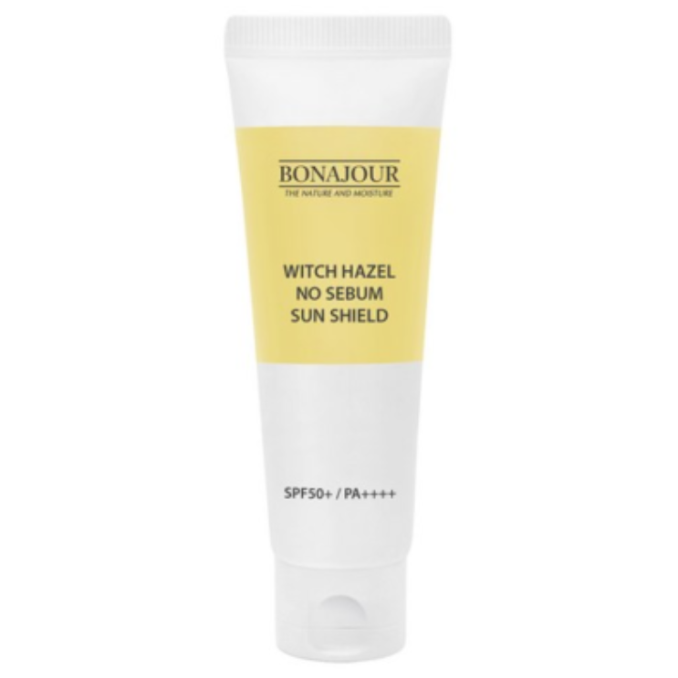 BONAJOUR Witch Hazel No Sebum Sun Shield 40ml (Physical Sunblock)