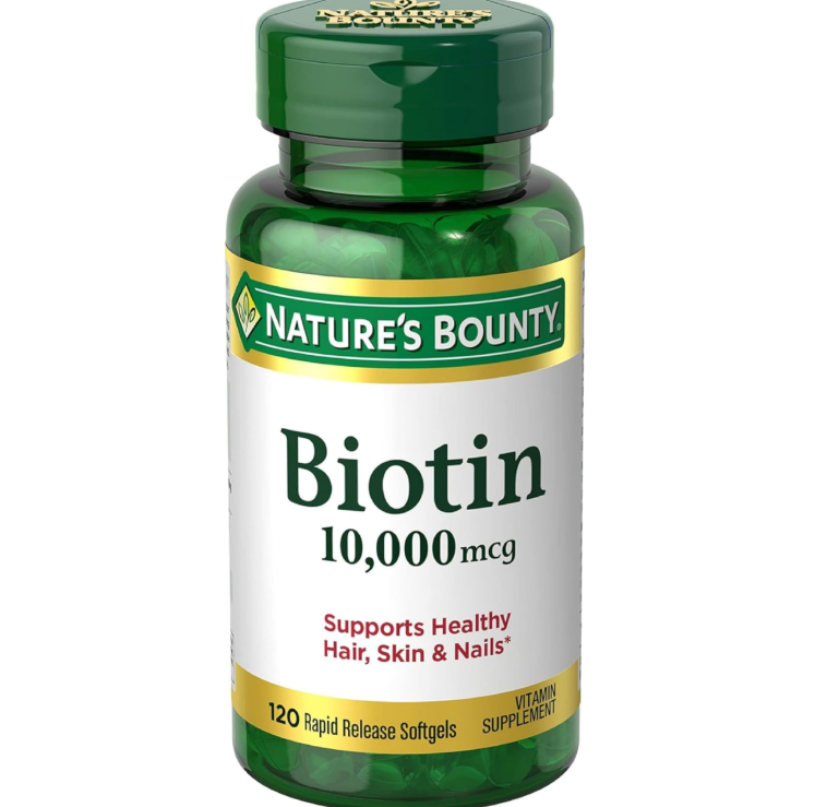 Nature's bounty biotin 10000 mcg 120 softgels