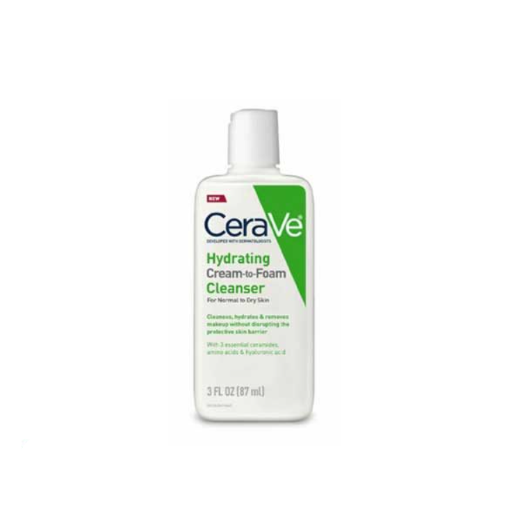 CeraVe Hydrating Cream To Foam Cleanser For Normal To Dry Skin 87 ml