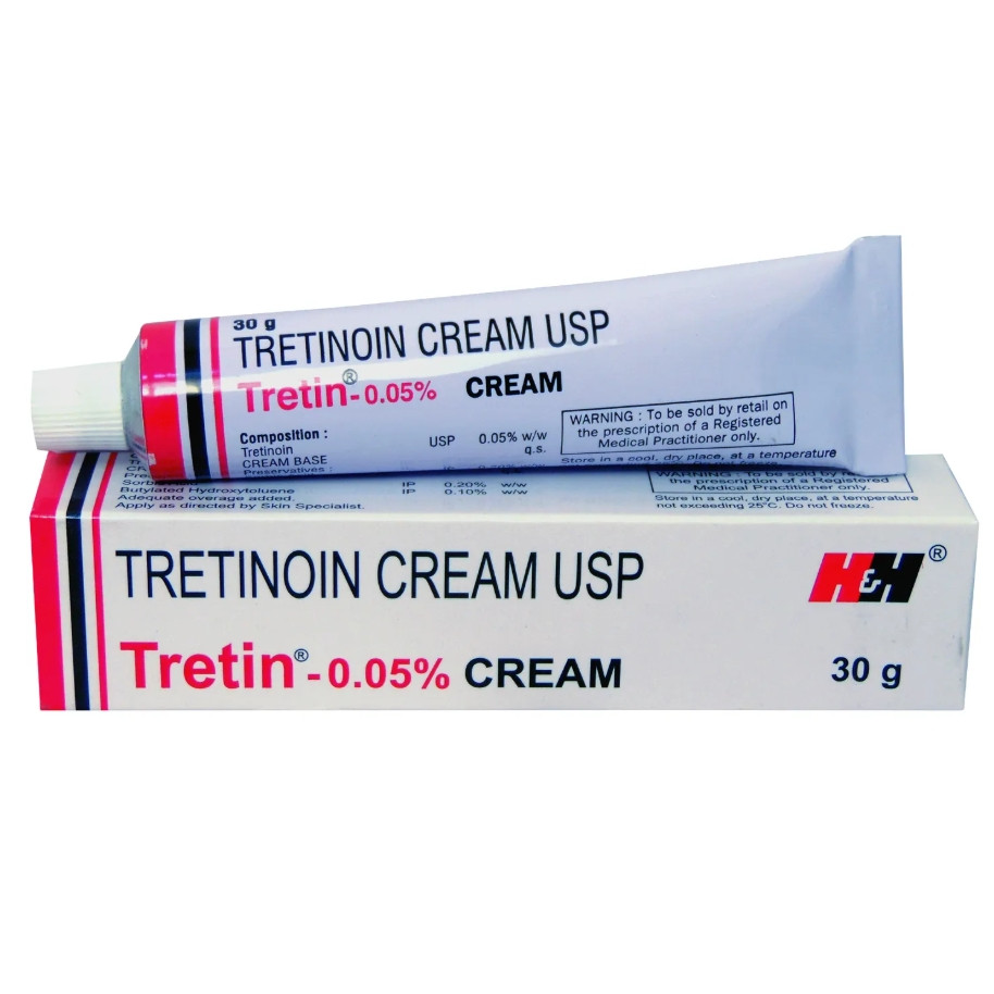 H&H Tretinoin Cream usp Tretin 0.05% 30g